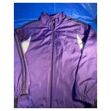 Large Purple Avia Windbreaker ZipUp with