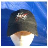 Black NASA Adjustable Baseball Cap