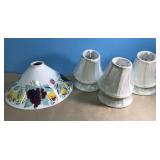 Cute Fruit Lamp Shade & (6) NEW 5" Lamp Shades