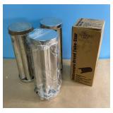 3 Pampered Chef bread tubes, 1 has original box