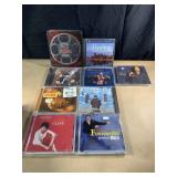 Cd assortment and 4 books on tape