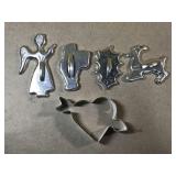 Cookie Cutters!! Heart, Angel, Santa & Reindeer