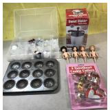 Baking Lot!!- Donut Maker, 4 Sweetheart Cookie