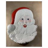 15" tall Santa serving tray