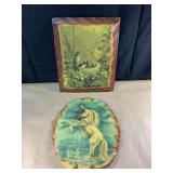 9-1/2 by 11 1/2 birds in the nest and a unicorn.