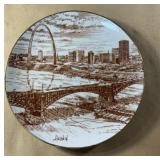 1983 Paris Air Show commerative plate for St Louis