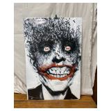 Joker Face of Bats Poster, small rip at top,