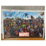 Marvel Universe Poster, small rip at top, 36x24