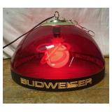 Budweiser Hanging Bar Light, tested and works