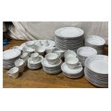 English garden fine China set 1221 missing a