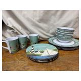 Evolution Sakura plastic plate set