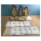 Stoneware Brown Bag Cookie Art Molds &