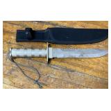 14 in. Survival Knife, compass and fishing line
