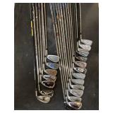 Large Lot of Used Golf Clubs, Taylor Made, Nike,