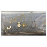 Costume jewelry necklaces