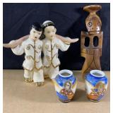 Oriental art, the couple is marked B. Petty, 1956