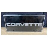 Metal CORVETTE license plate