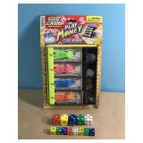 NEW Kiddy Cash Play Money Cash Drawer & 13 Dice