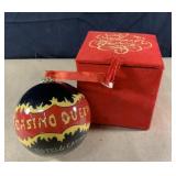 Casino Queen ornament in red box