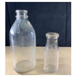 Vintage Meadow Gold & another larger milk jar