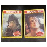 2 Vintage Rocky Balboa Trading Cards