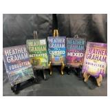 5 set Heather Graham Mystery Novels