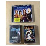 SEALED Bangles CD & Cassettes-Def Leppard &