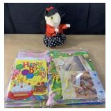 Occasion gift wrap and a singing squirrel