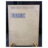 Vintage 1961 Kahokian Collinsville Yearbook