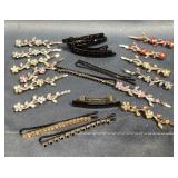 Lot of pretty hair barrettes