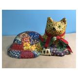 6x12" Cool Calico Cat