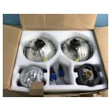 LED RGB Color Changing Halo Headlight With Amber