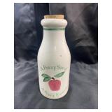Milk Bottle "A Penny Saved, A Penny Earned"