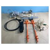 Wii Cables, Wii Controller & Long Dog Chain