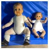 Vintage EEGEE porcelain arms and legs doll and