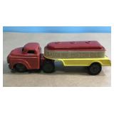 6" Gasoline Motor Oils Toy Truck- Marked Japan