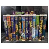 Vintage Set of 13 Scooby-Doo VHS Tapes