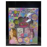 Kids Glitter Body Tattoo Art Sealed Craft Kit