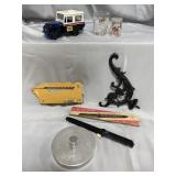 Miscellaneous lot including after shave, a comb,