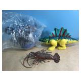 Toy Lobster, Dinosaur & Dino Cup Holder