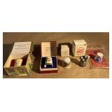 5 thimbles, some hand painted