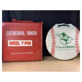 Two stadium padded seats