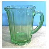 Vintage Hazel Atlas Clear Green Uranium Glass
