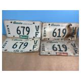 1990s Illinois farm license plates