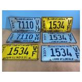 1990s Illinois farm license plates