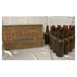 Vintage Hyde Park Case of Beer with bottles,