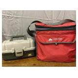 Plano Tackle Box and Ozark Trail Buddy Cooler