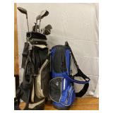 US Kids Gold Bag and Pro Kennex Golf Bag