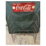 Vintage Coca-Cola rack for for the wooden type