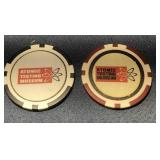 Atomic testing museum poker chip